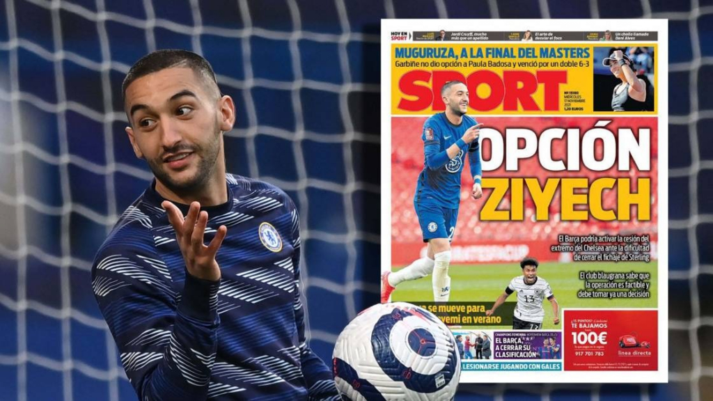 Hakim Ziyech gia nhập Barca: Tốt cho cả Chelsea lẫn Man City