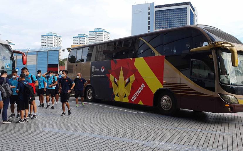 Chuyện ít ai biết về phương tiện di chuyển của ĐT Việt Nam tại AFF Cup 2020