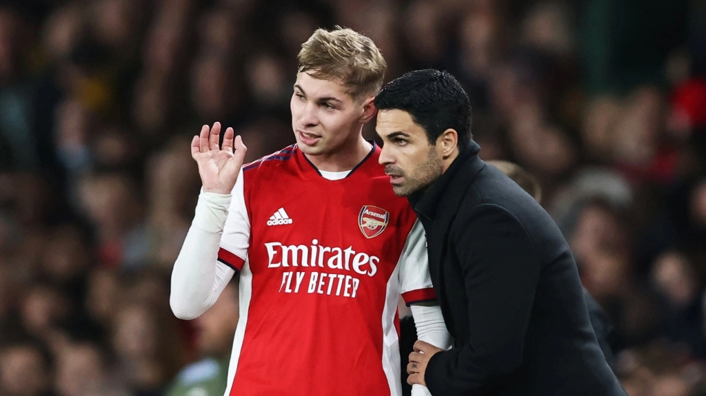 Mikel Arteta phải cẩn trọng với chiến lược sử dụng Emile Smith Rowe