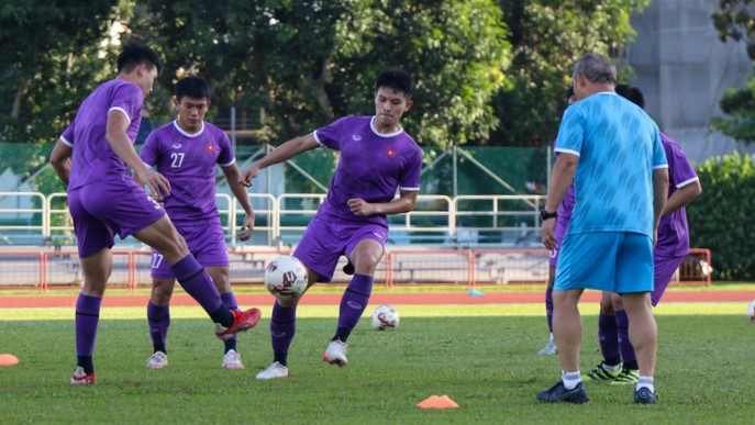 HLV Park Hang Seo dồn lực cho các cầu thủ U23 trên ĐT Việt Nam