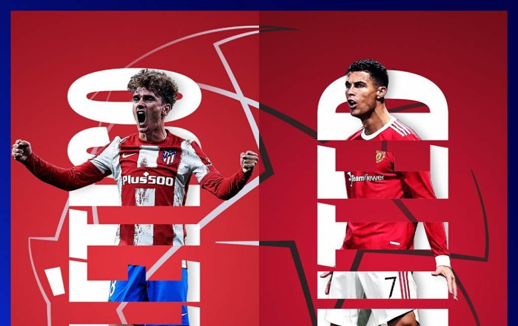 Xác định thời gian diễn ra 2 trận đấu giữa Atletico với MU