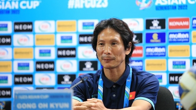 HLV Gong Oh Kyun họp báo: Để ngỏ khả năng U23 Việt Nam đá đôi công với Ả Rập Xê Út