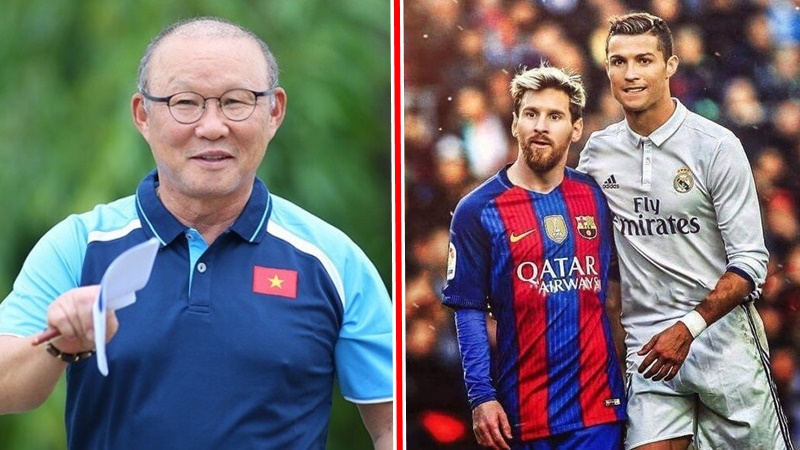 HLV Park Hang Seo 'chấm' Messi hay Ronaldo cho bóng đá Việt Nam