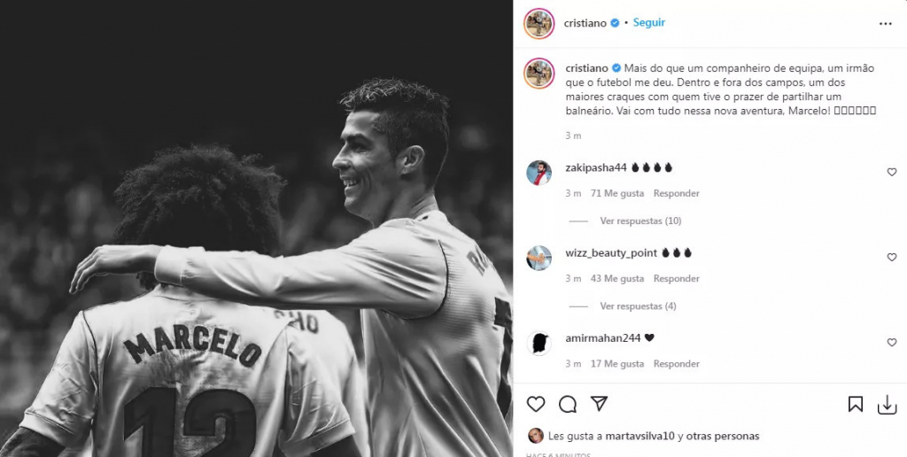 Marcelo chia tay Real Madrid, Ronaldo gửi thông điệp ý nghĩa