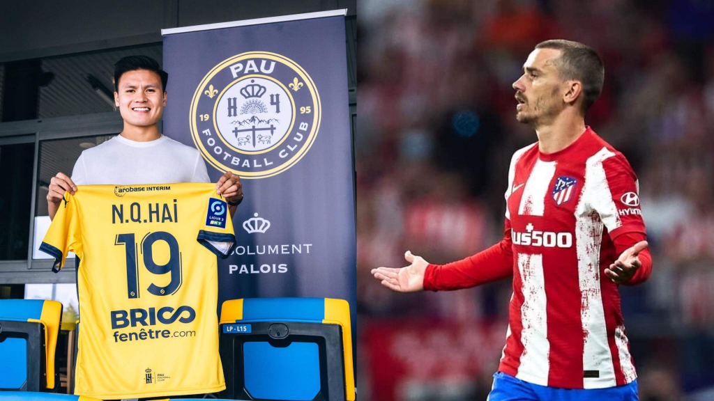 Tiết lộ: Quang Hải từ chối làm đồng đội Griezmann trước khi gia nhập Pau FC