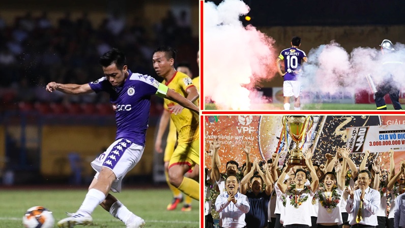 Văn Quyết, pháo sáng, Nam Định và lần cuối Hà Nội FC vô địch V.League