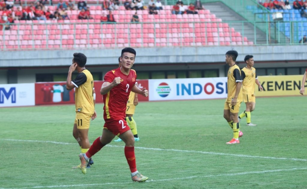 Chơi thiếu người, U19 Việt Nam vẫn đại thắng U19 Brunei