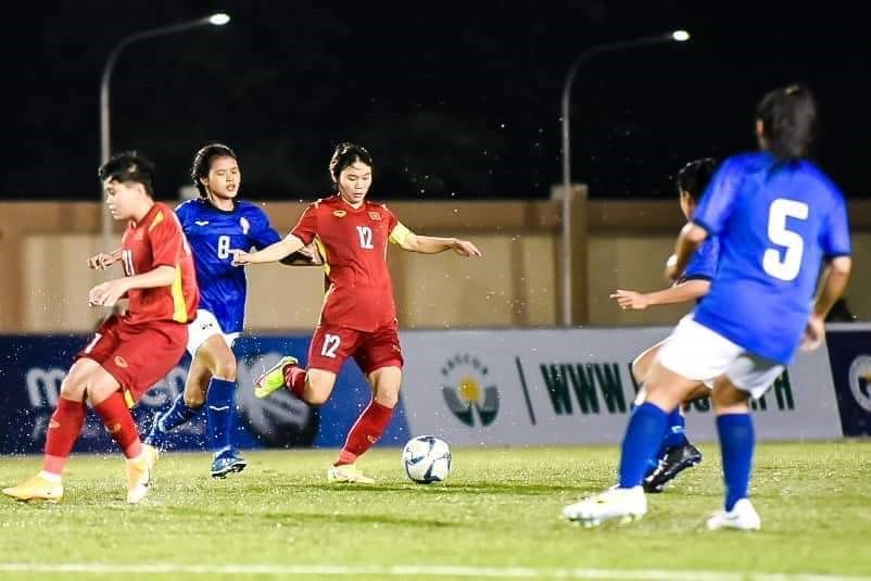 Chỉ thắng Campuchia 3 bàn nhưng HLV ĐT nữ Việt Nam vẫn hài lòng