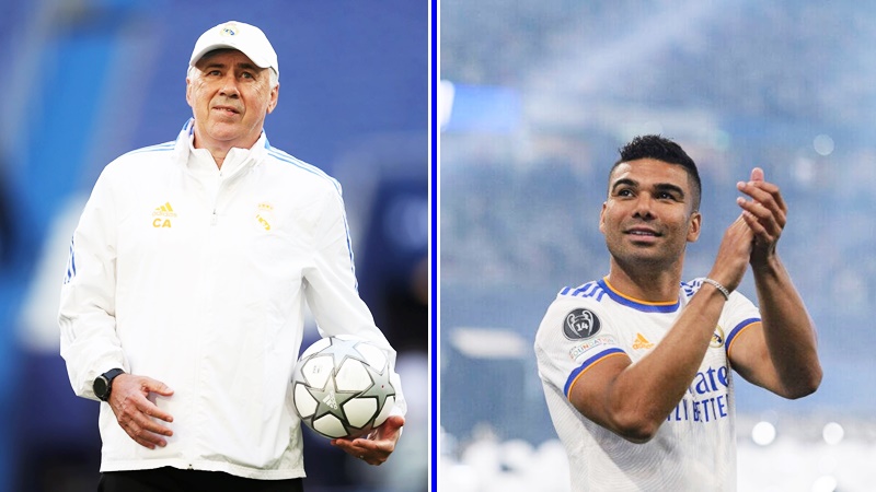 NÓNG: Ancelotti xác nhận Casemiro rời Real Madrid, gia nhập MU