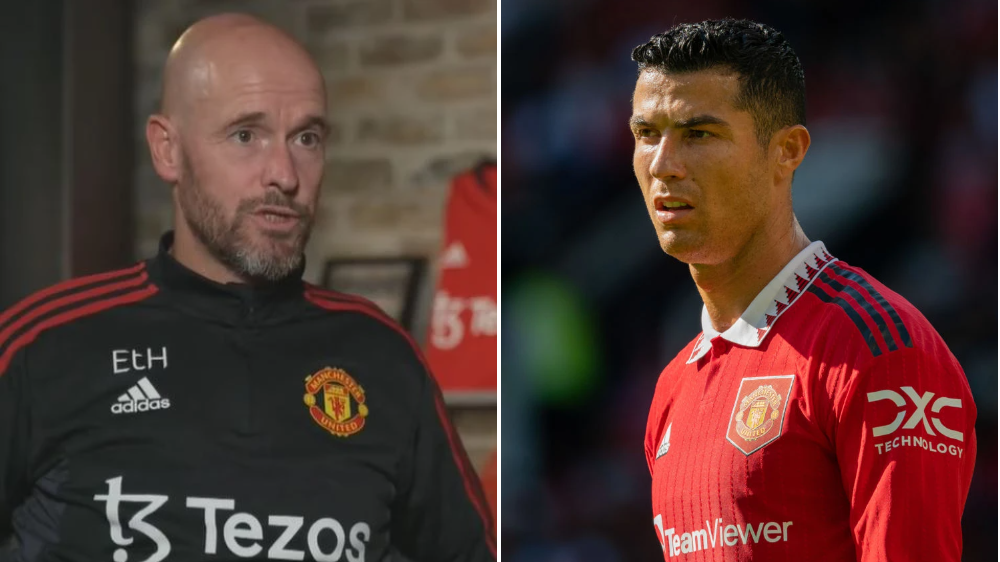 Ten Hag phản ứng gắt vụ Ronaldo và một số cầu thủ MU bỏ về giữa trận