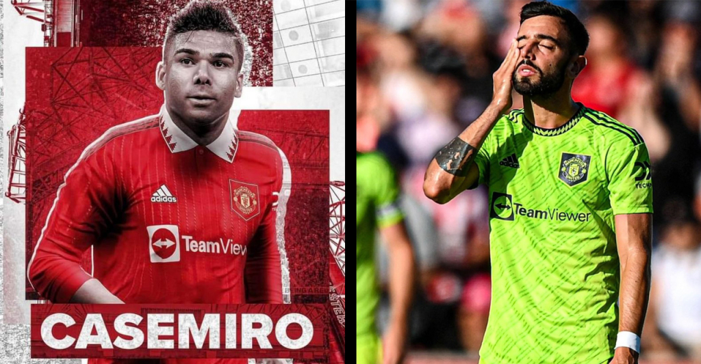 Tại sao sự xuất hiện của Casemiro có thể khiến Bruno Fernandes mất suất đá chính ở MU?