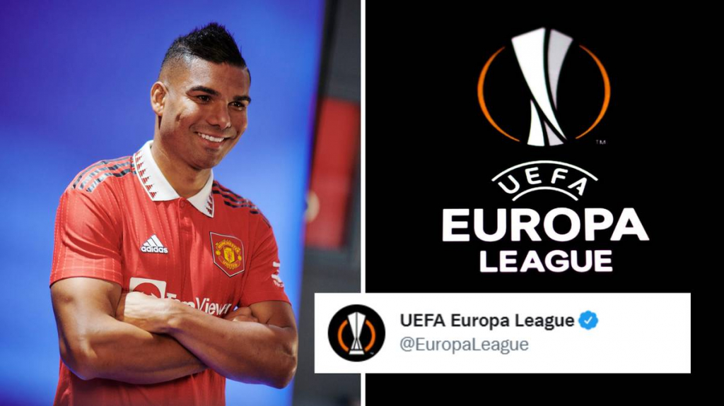 Vừa tới MU, Casemiro đã bị trang chủ Europa League châm chọc