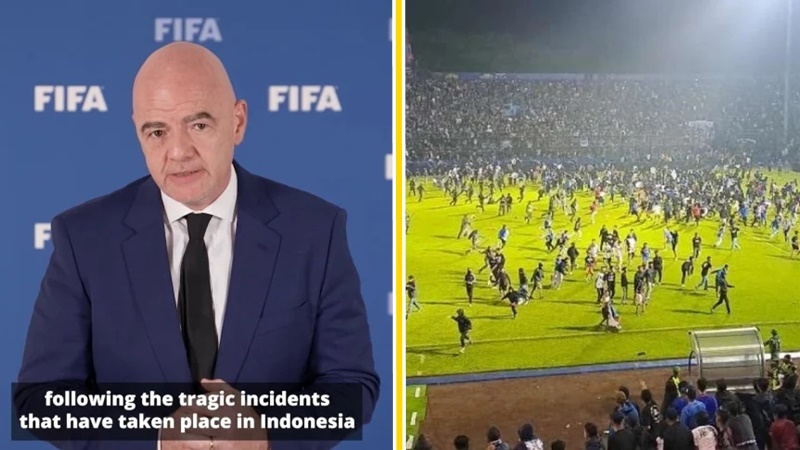 Chủ tịch FIFA bàng hoàng trước thảm kịch tại Indonesia, chuẩn bị án phạt nặng