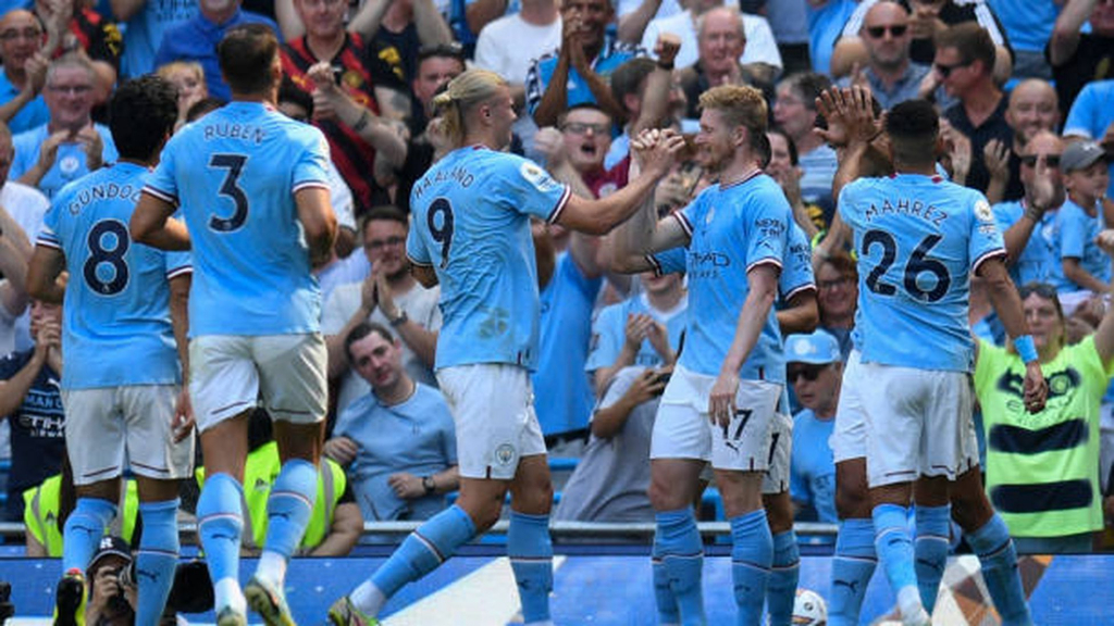 Man City thắng đậm, Guardiola thất vọng về Haaland và De Bruyne