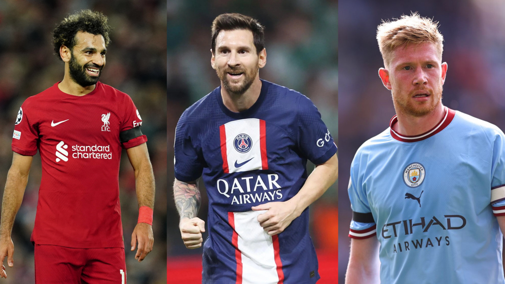 Top 5 cầu thủ tạo cơ hội nhiều nhất châu Âu: Salah và De Bruyne góp mặt, bất ngờ Messi