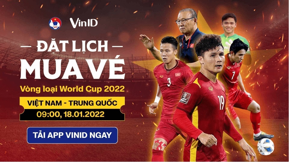 Phương thức mua vé xem Việt Nam tiếp đón Trung Quốc tại Mỹ Đình