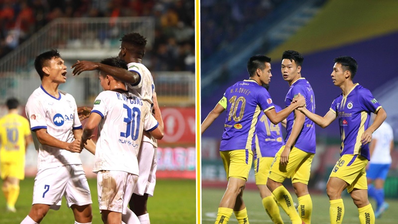 Đội hình tiêu biểu vòng 19 V.League 2022: SLNA và Hà Nội FC thắng lớn
