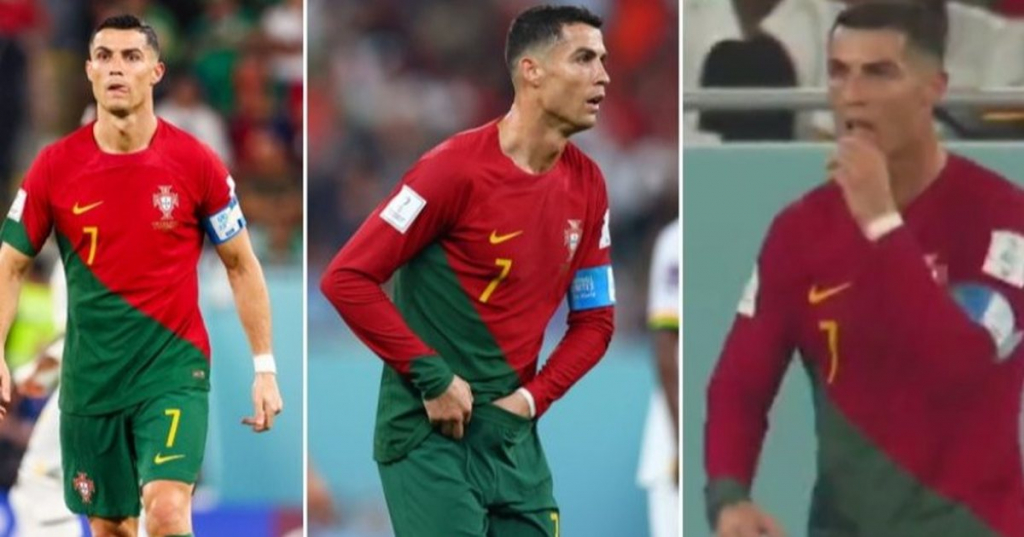 SỐC: Ronaldo móc đồ từ… quần lót ăn ngon lành