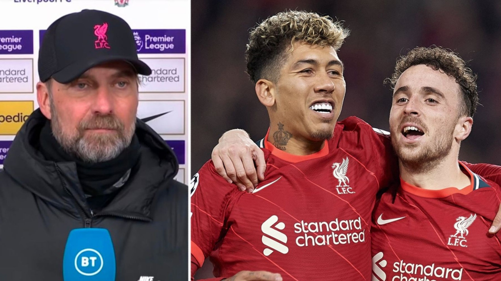 Klopp cập nhật tình hình của Jota và Firmino trước đại chiến Chelsea