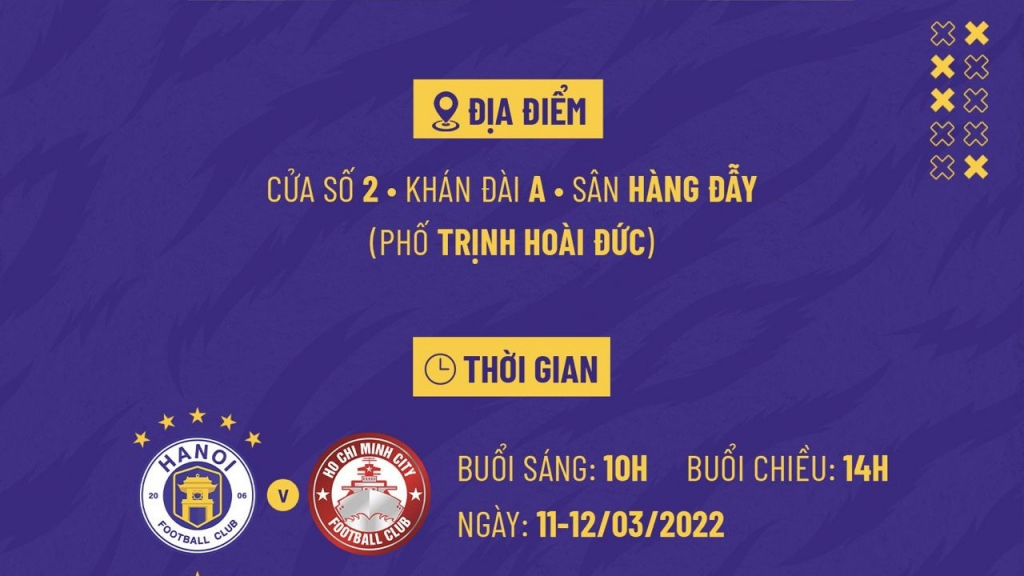 Hà Nội FC bán 5.000 vé ở trận gặp TP.HCM