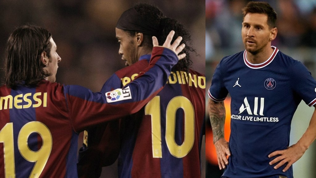 Ronaldinho đòi công bằng cho Messi khi bị fan PSG la ó