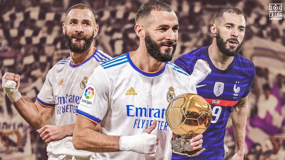 Karim Benzema không có đối thủ trong cuộc đua giành QBV 2022!