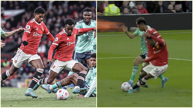 VIDEO: Sao trẻ MU sắm vai hậu vệ Leicester, 'hạ đo ván' Rashford