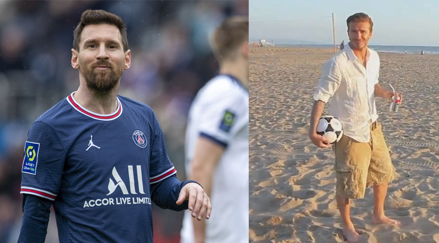 VIDEO: Messi tái hiện thử thách kinh điển của David Beckham