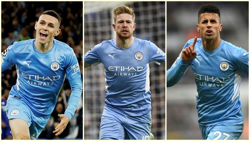 5 ứng viên Cầu thủ Man City xuất sắc nhất mùa giải 2021/22 là ai?