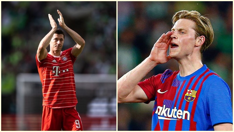 Lewandowski có thể giúp MU sở hữu De Jong