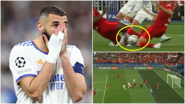 Vì sao bàn thắng của Benzema vào lưới Liverpool không được công nhận?