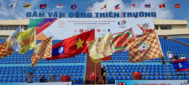 Sân Thiên Trường đón vinh dự đặc biệt ở trận đấu Campuchia - Singapore