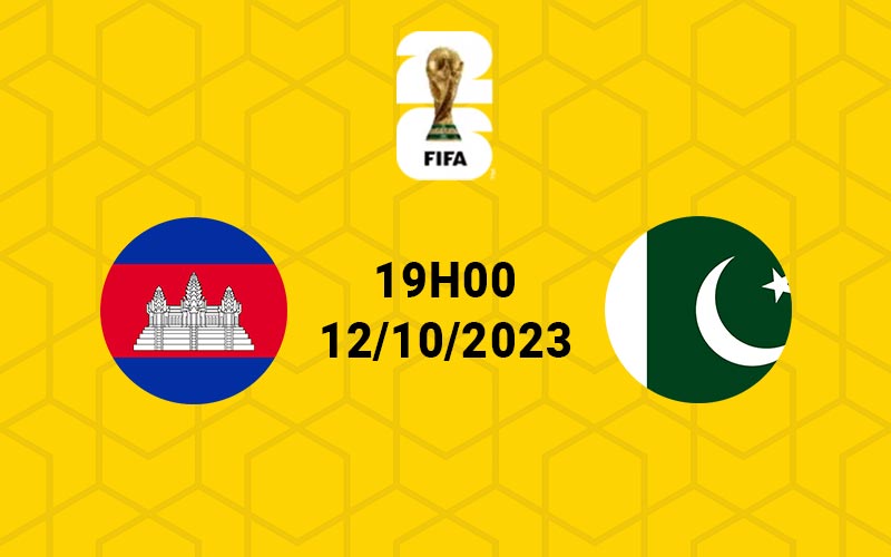 Nhận định, soi kèo trận đấu Campuchia vs Pakistan 19h00 ngày 12/10/2023